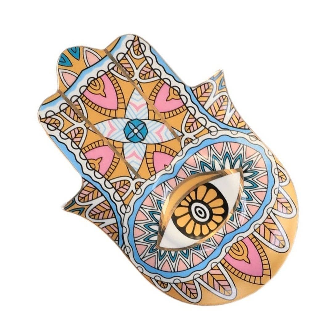 Evil Eye-Good Looking Eye Dish-Pink Gold - HER Home Design Boutique